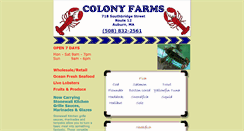 Desktop Screenshot of colonyfarmsauburn.com